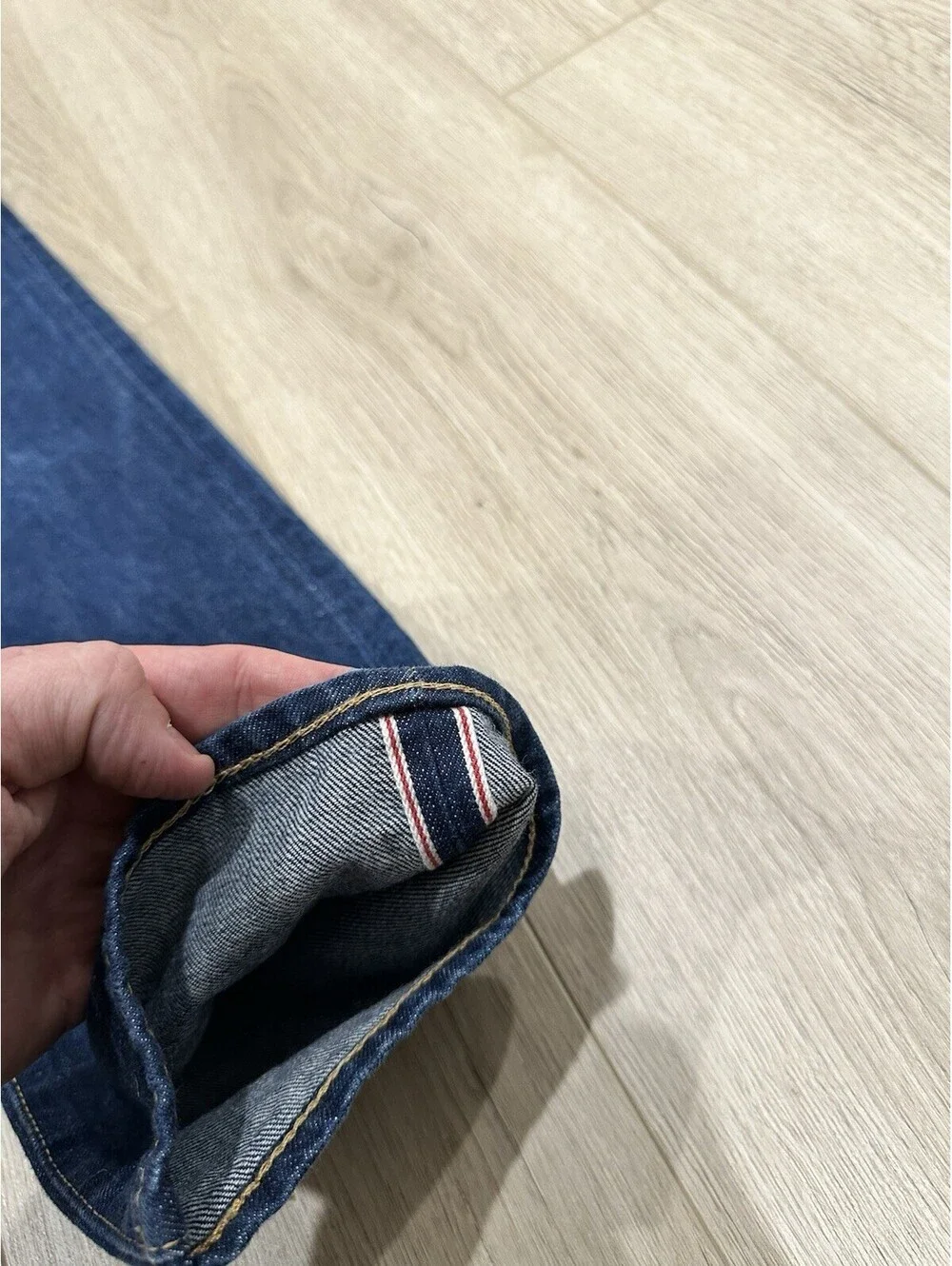 Todd Snyder Selvedge Jeans 32x29 Blue Slim Raw Denim 12.5 Oz Cotton